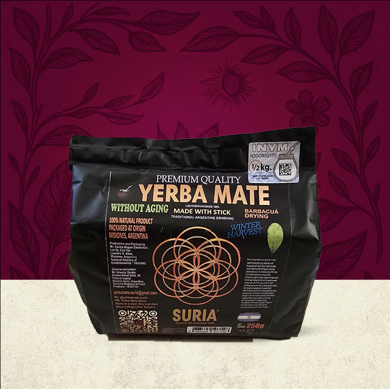 Suria Premium Un-aged Yerba Mate 250g